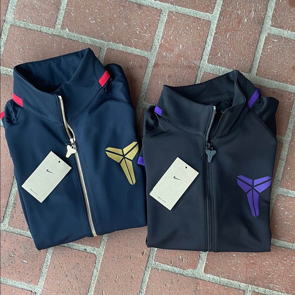 Nike Jackets with Gold and Purple Accents